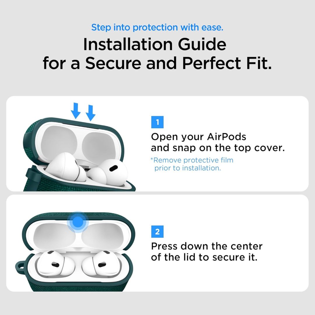 Spigen Urban Fit case for AirPods Pro 3 Midnight Green