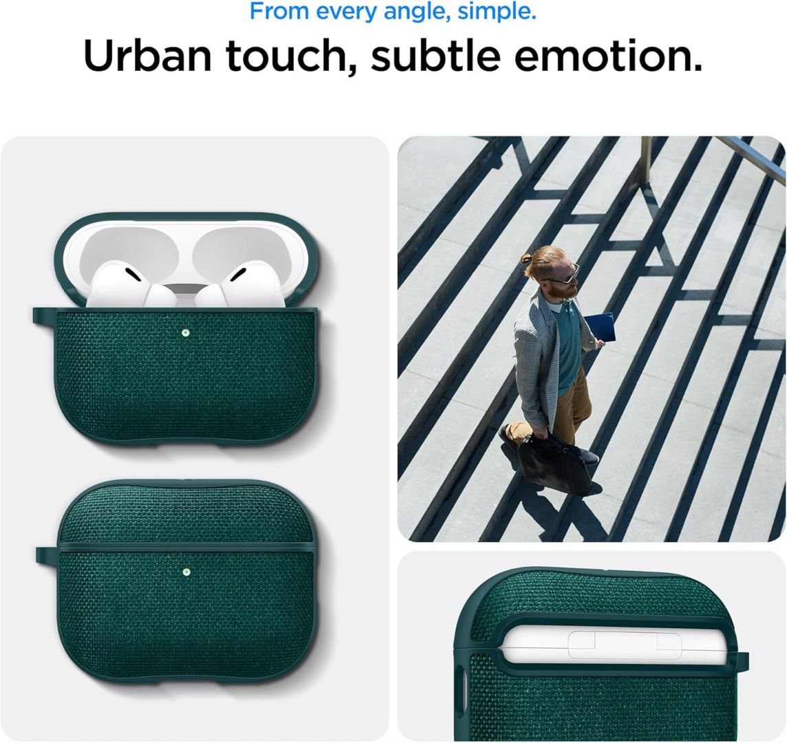 Spigen Urban Fit case for AirPods Pro 3 Midnight Green