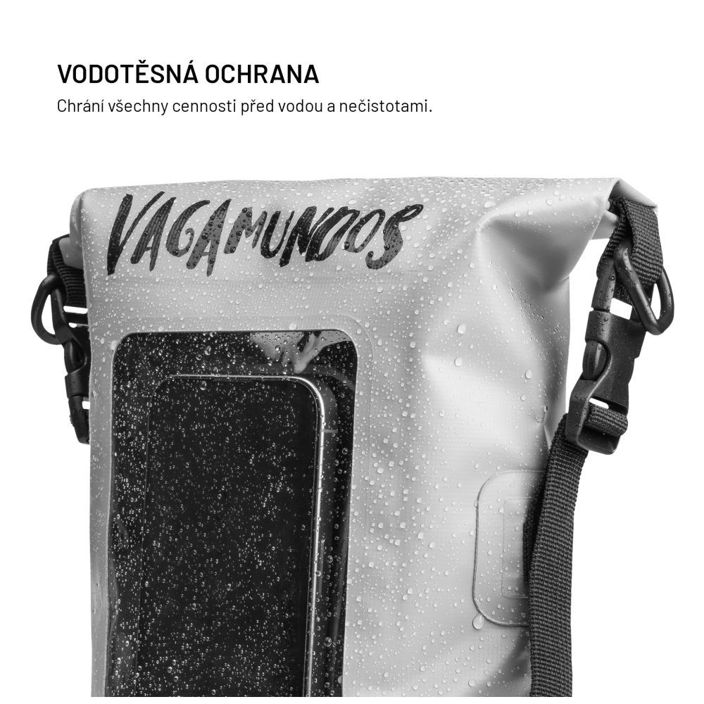 FIXED különleges vízálló táska 3L, szürke