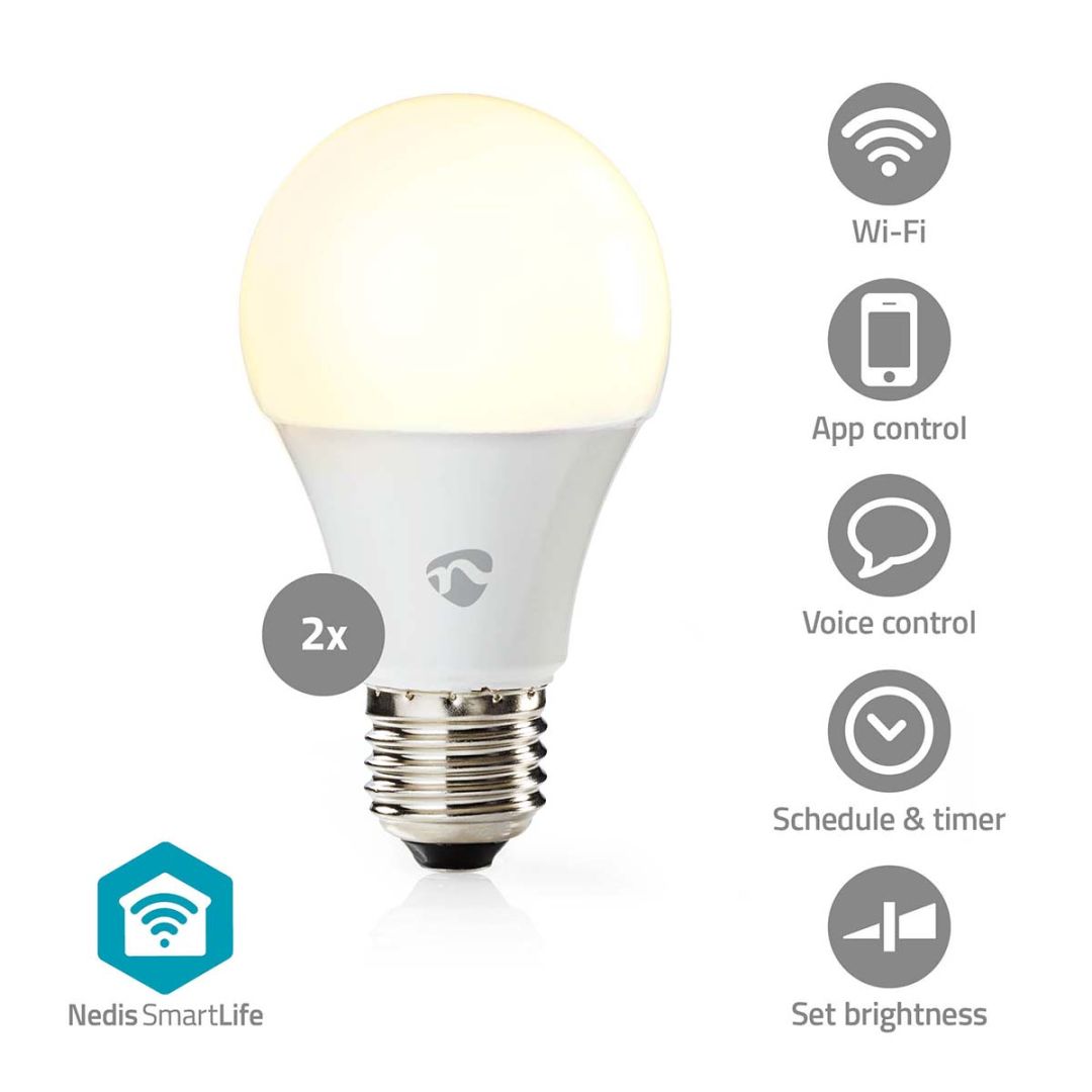 Nedis SmartLife Full Colour LED Bulb 2pcs
