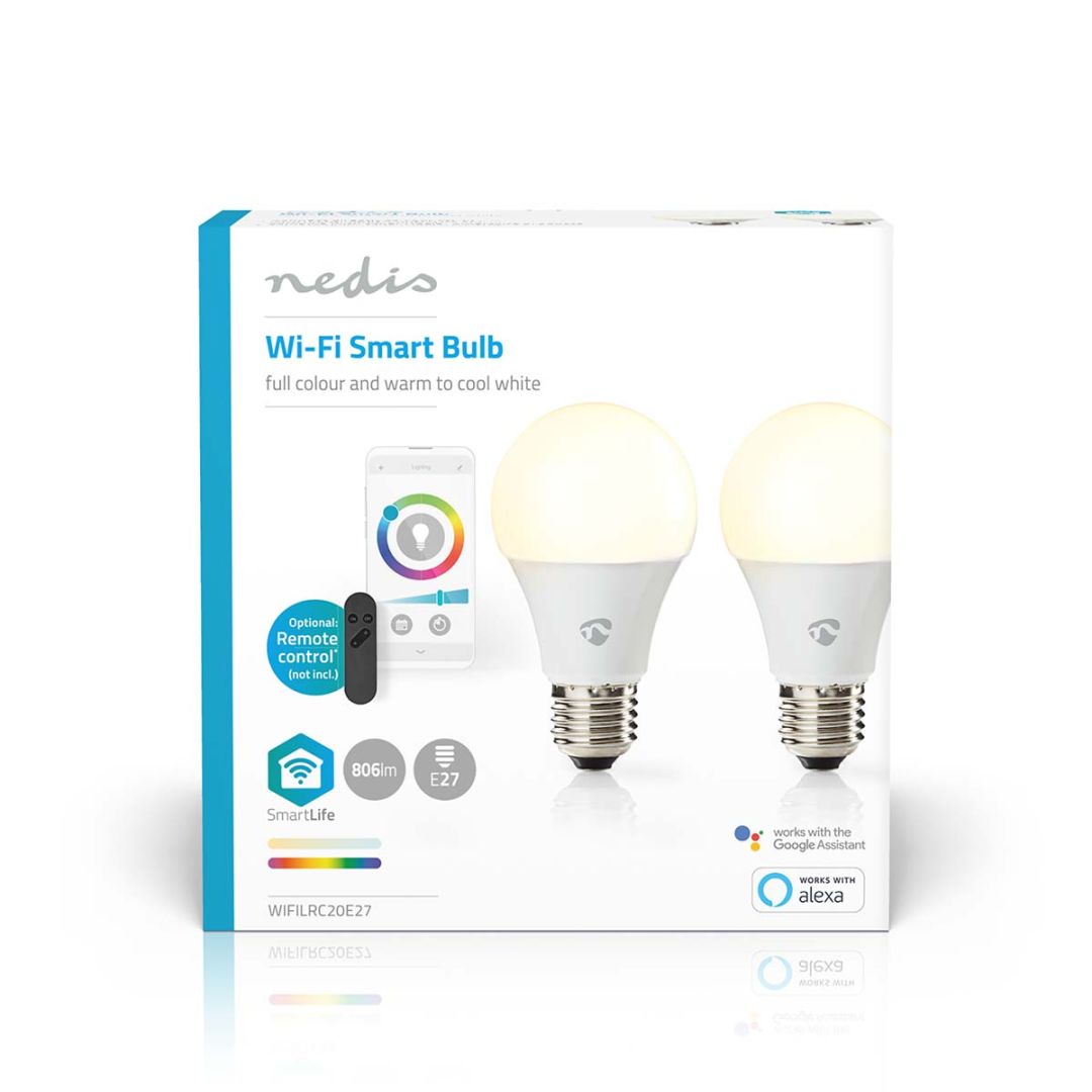 Nedis SmartLife Full Colour LED Bulb 2pcs