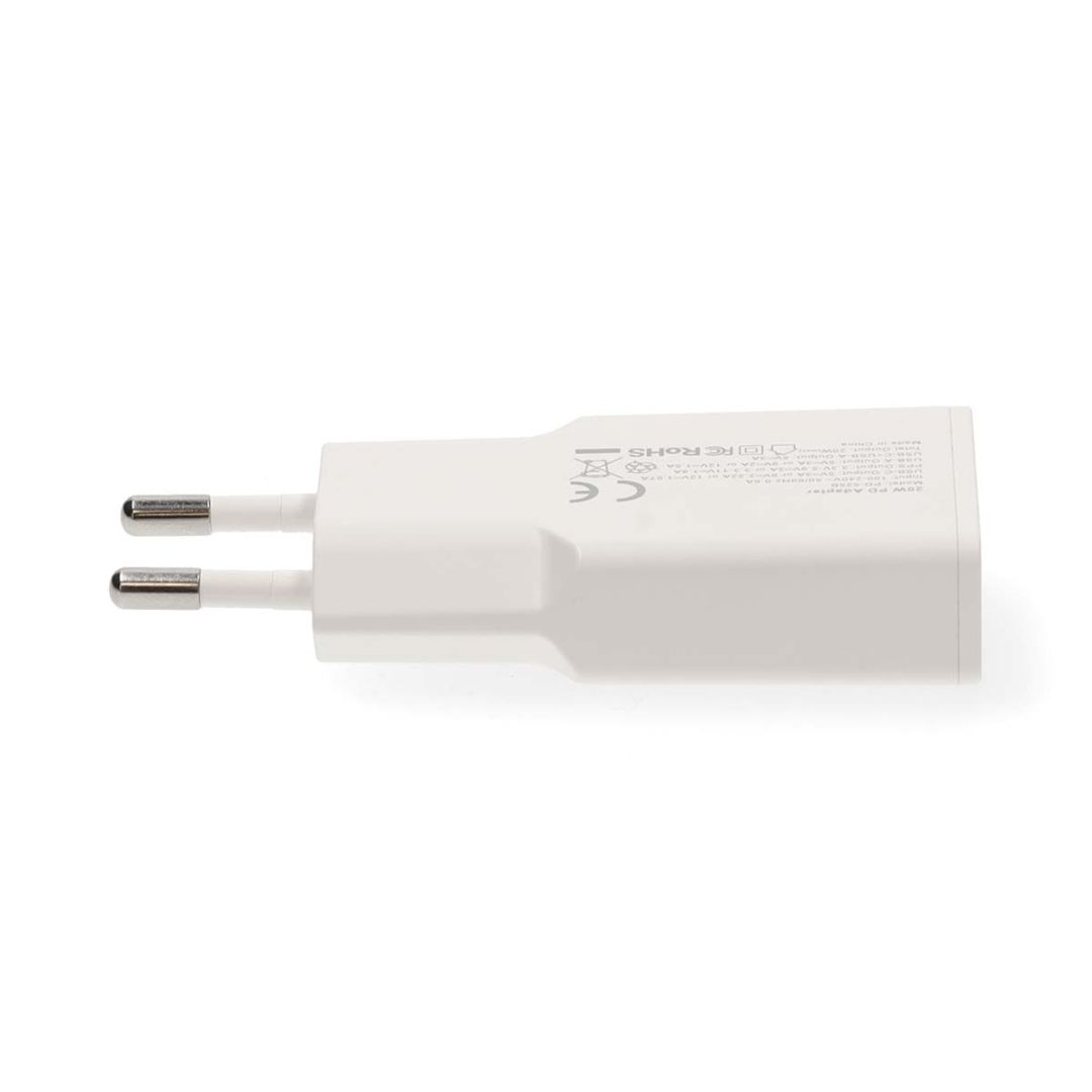 Nedis Wall Charger 20W PD 3.0 with 1,5m USB-C cable White