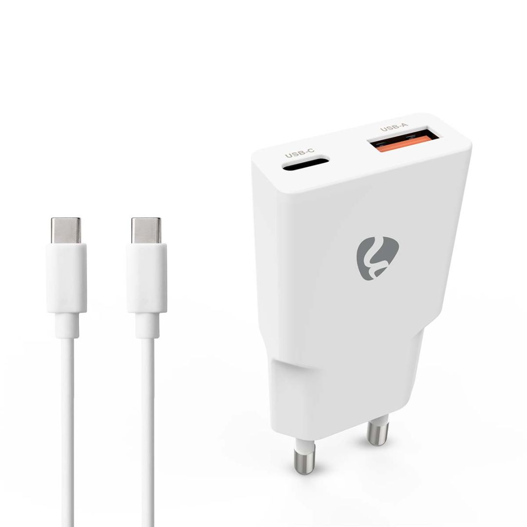Nedis Wall Charger 30W PD 3.0 with 1,5m USB-C cable White