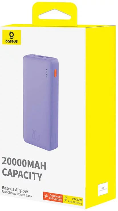 Baseus Airpow 20000mAh PowerBank Purple