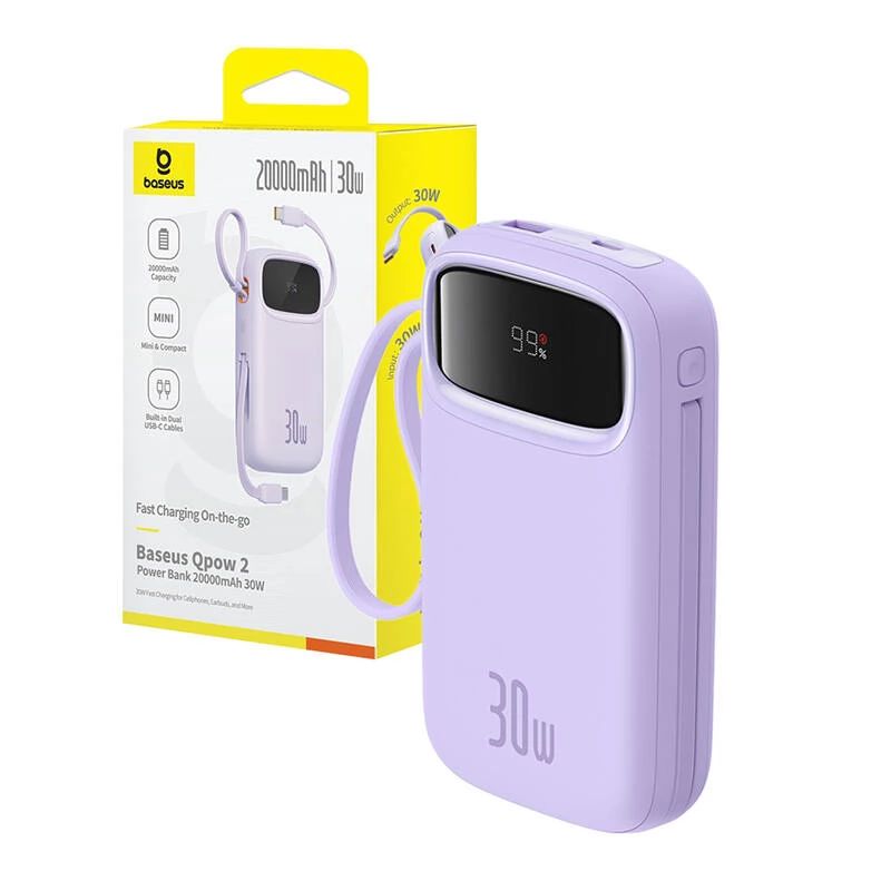Baseus Qpow 2 20000mAh PowerBank Purple