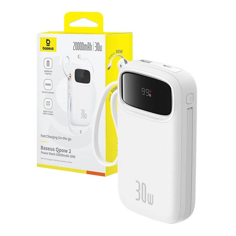 Baseus Qpow 2 20000mAh PowerBank White