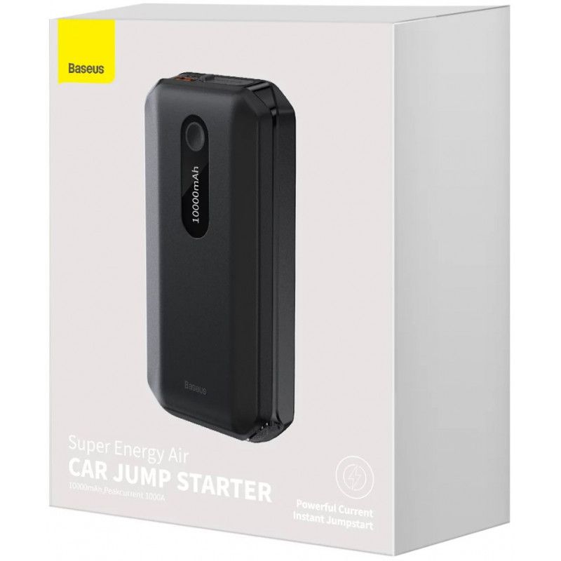 Baseus Super Energy Car Jump Starter 10000 mAh PowerBank Black