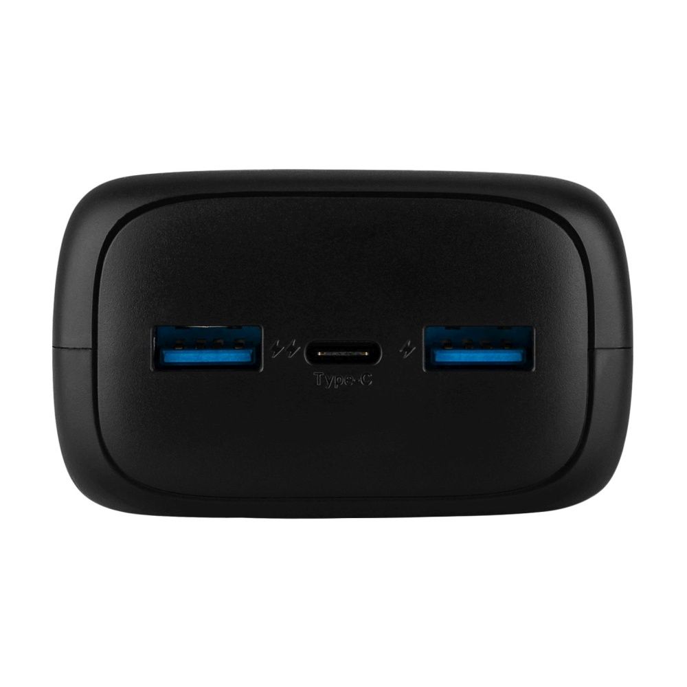 FIXED Zen 30 powerbank, 30 000 mAh, 20W PowerDelivery, 1 db USB-C és 2 db USB-A kimenet, LED kijelző, 5V/9V/12V kimeneti feszültség, fekete