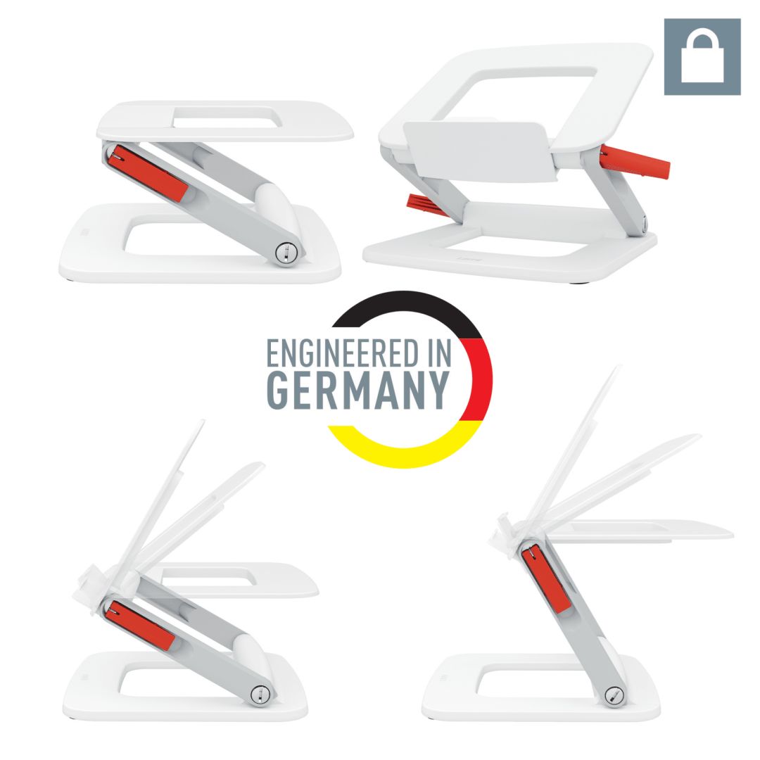 Leitz Ergo állítható laptopállvány 63%-ban újrahasznosított műanyagból White