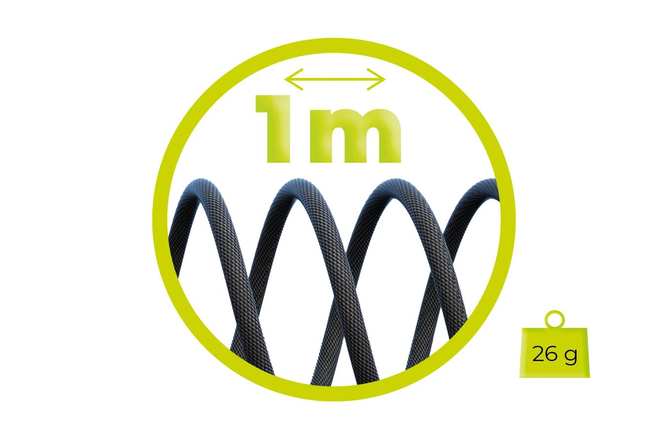 Mobile Origin 240W Rotating USB-C to USB-C Cable 1m Black