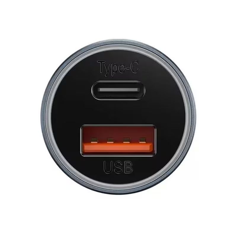 Baseus Golden Contactor Max Car Charger Dark Gray