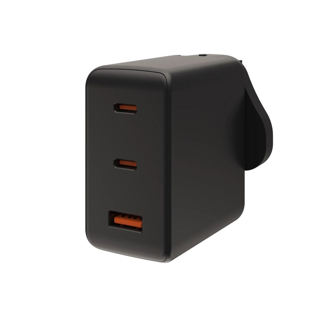 UAG 100W 3Port ((2)USB-C, (1)USB-A) Wall Charger Black