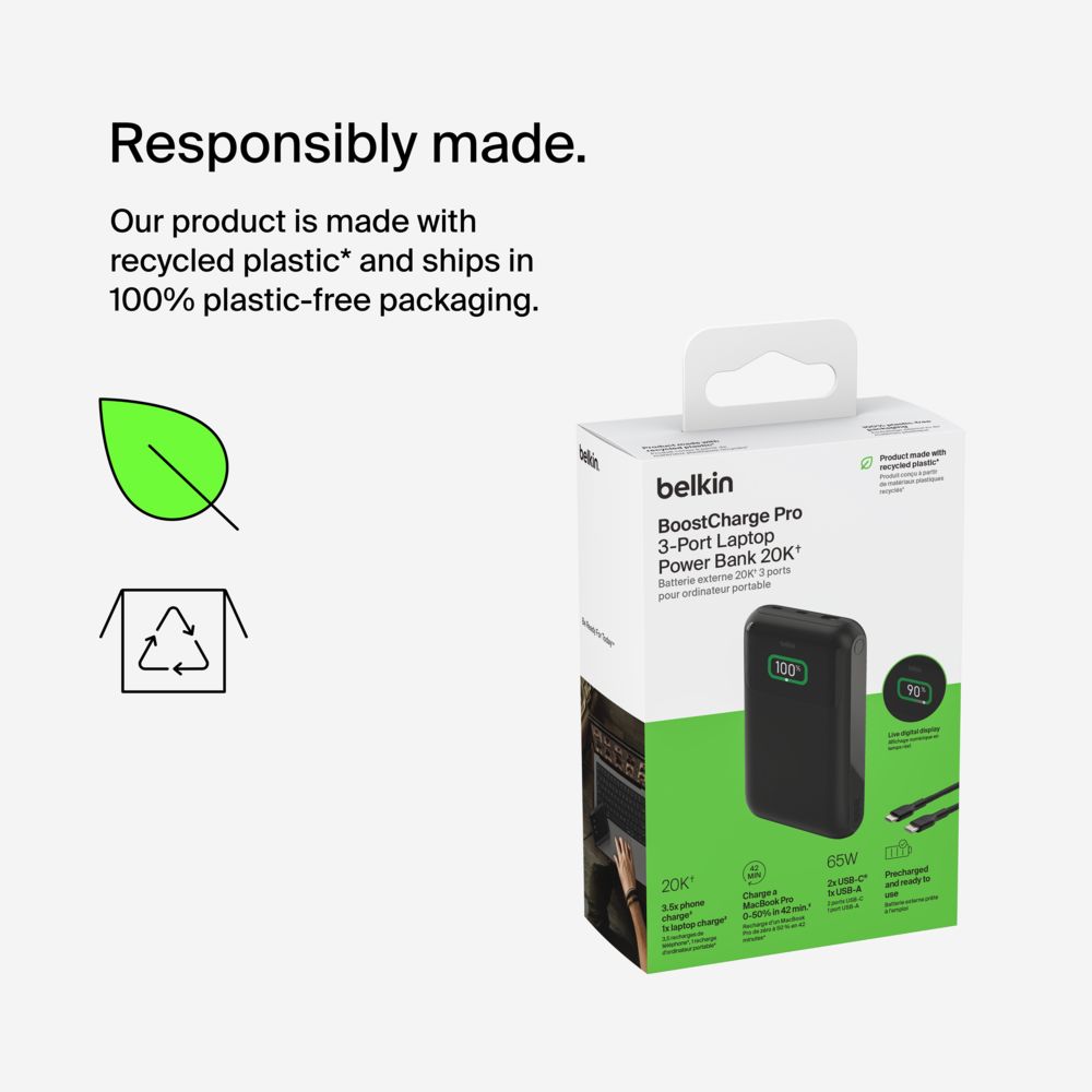 Audio-technica BoostCharge Pro 20000mAh Black