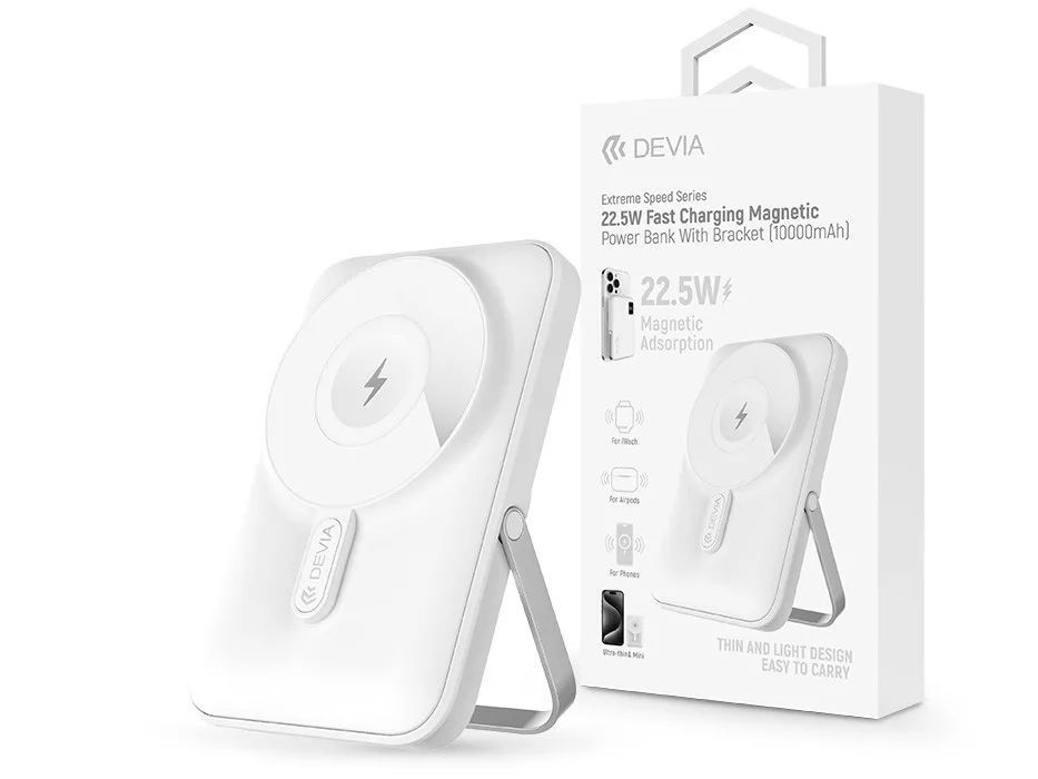 Devia ST112162 Extreme Speed Magnetic 10000mAh PowerBank White
