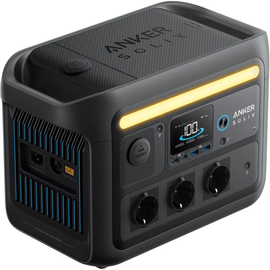 ANKER SOLIX C800X 768Wh Powerstation Black