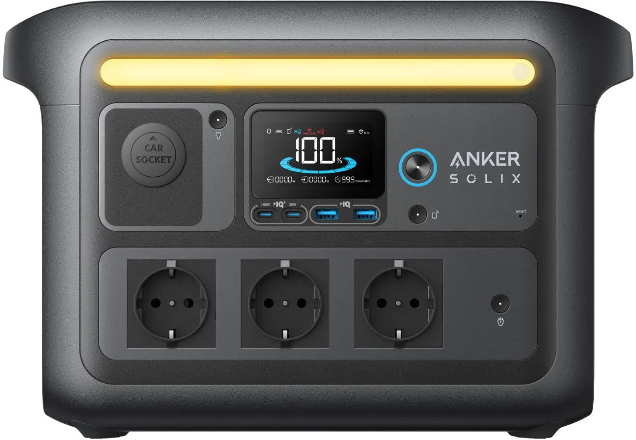 ANKER SOLIX C800X 768Wh Powerstation Black