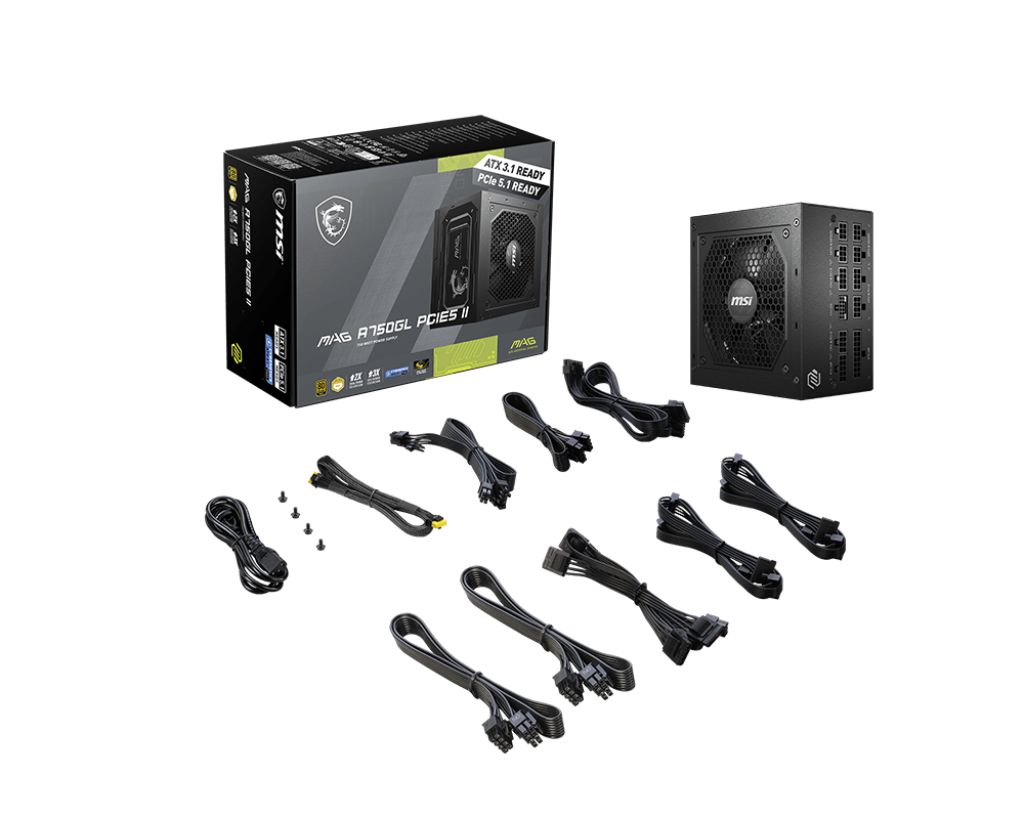 Msi 750W 80+ Gold MAG A750GL PCIE5 II