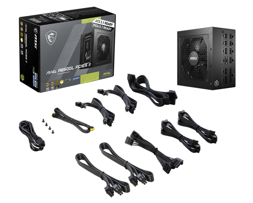 Msi 850W 80+ Gold MAG A850GL PCIE5