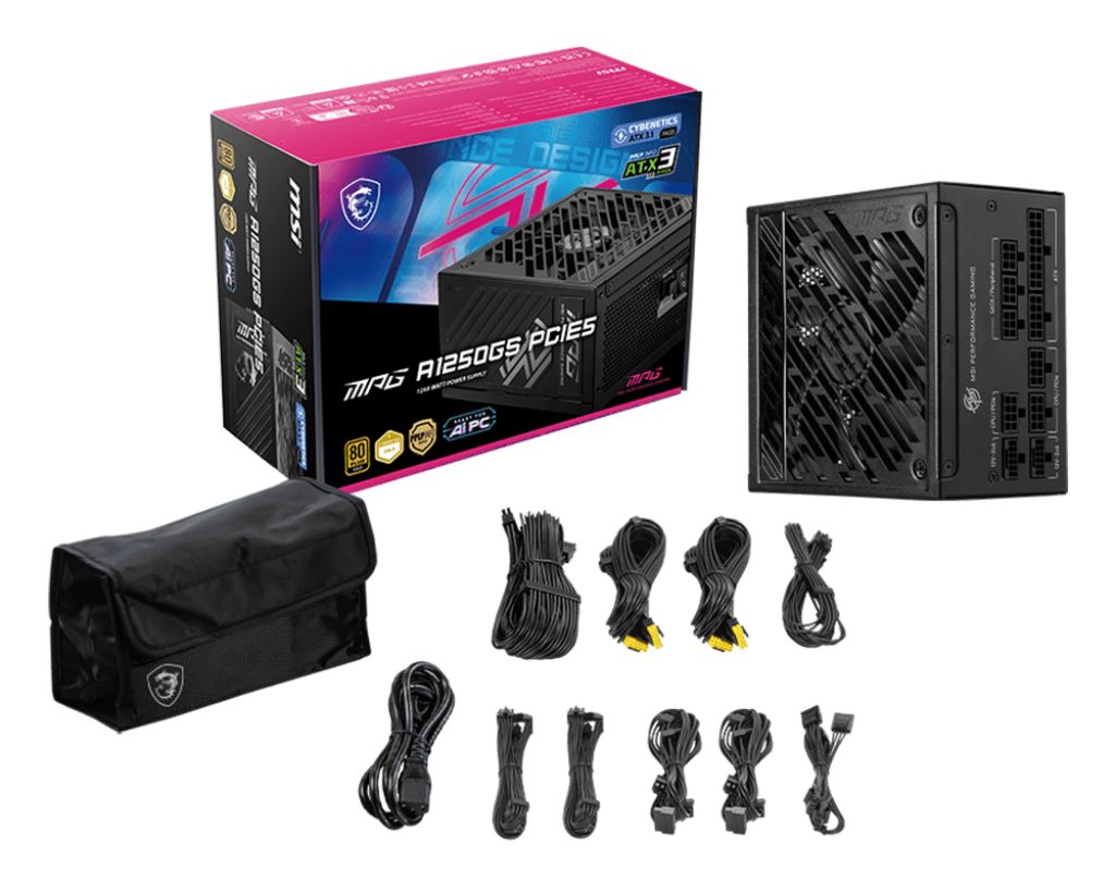 Msi 1250W 80+ Gold MPG A1250GS PCIE5
