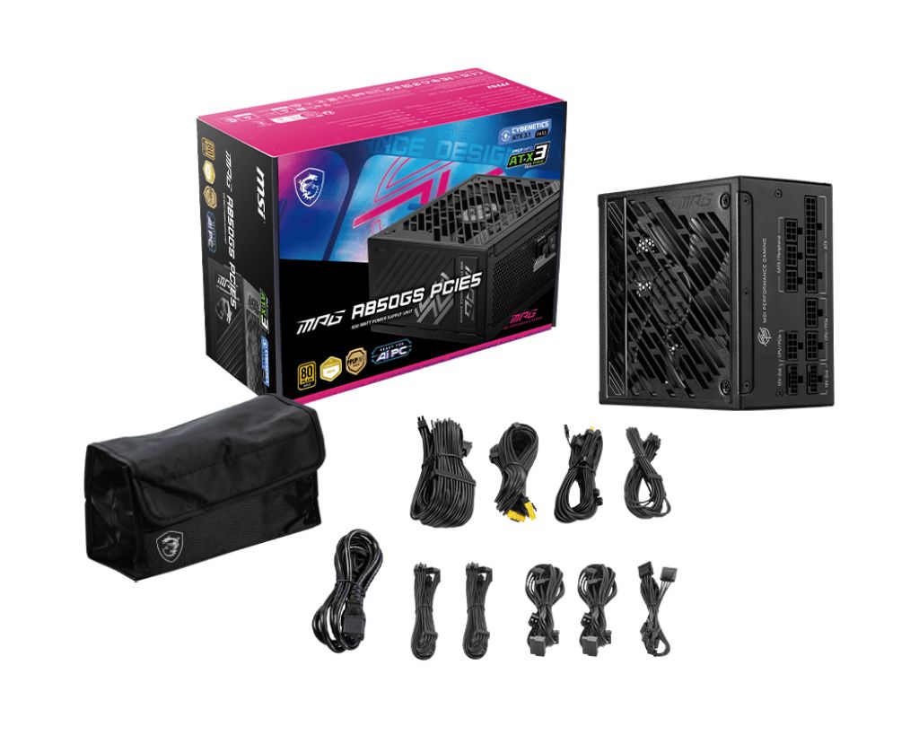 Msi 850W 80+ Gold MPG A850GS PCIE5