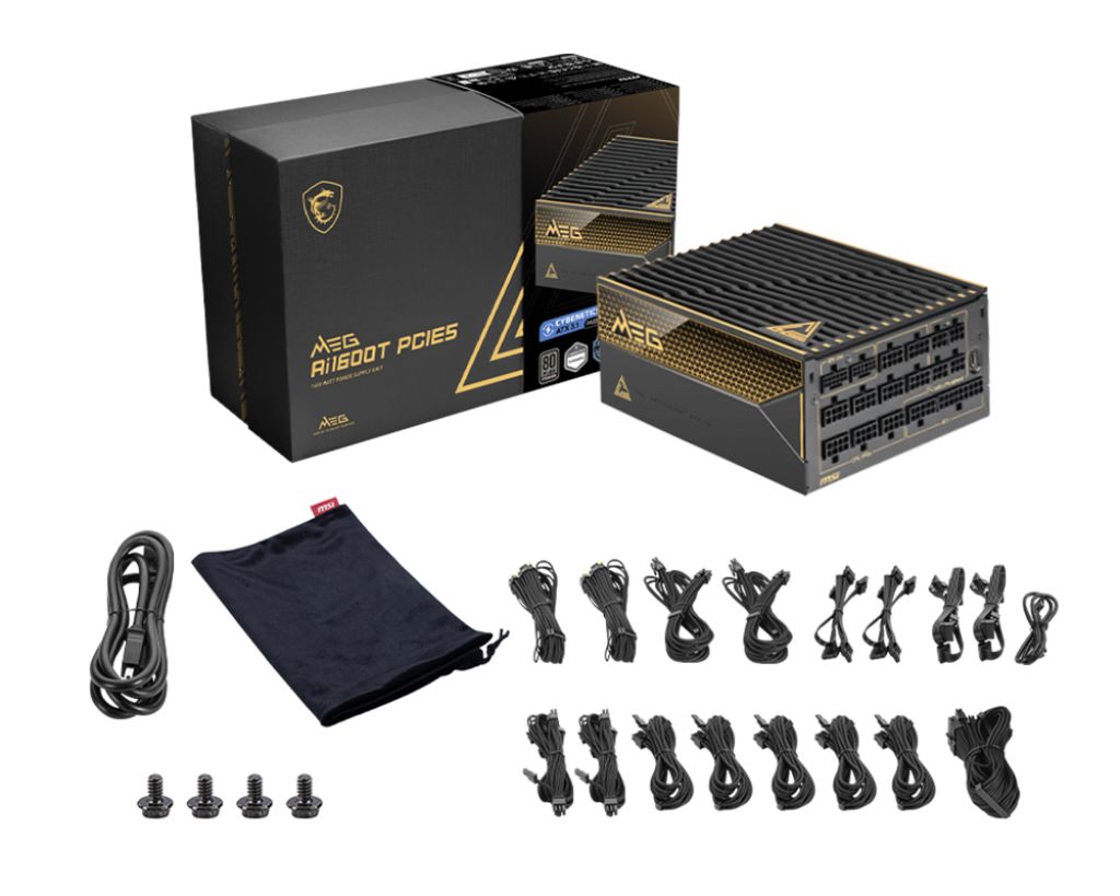 Msi 1600W 80+ Titanium MEG Ai1600T PCIE5 