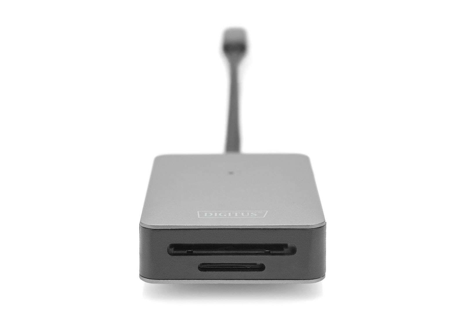 Digitus DA-70333 USB-C 2 Port High Speed Card Reader Space Gray