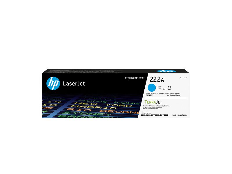 HP 222A Cyan toner