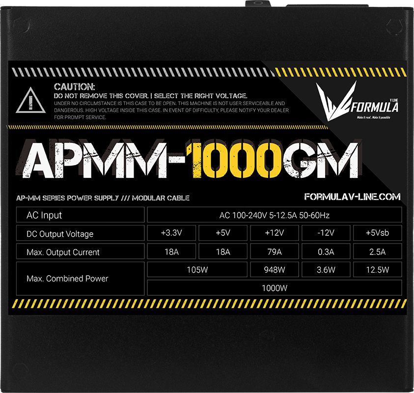 Formula 1000W 80+ Gold APMM-1000GM