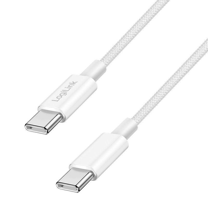 Logilink USB 2.0 Type-C male/male Cable 1m White