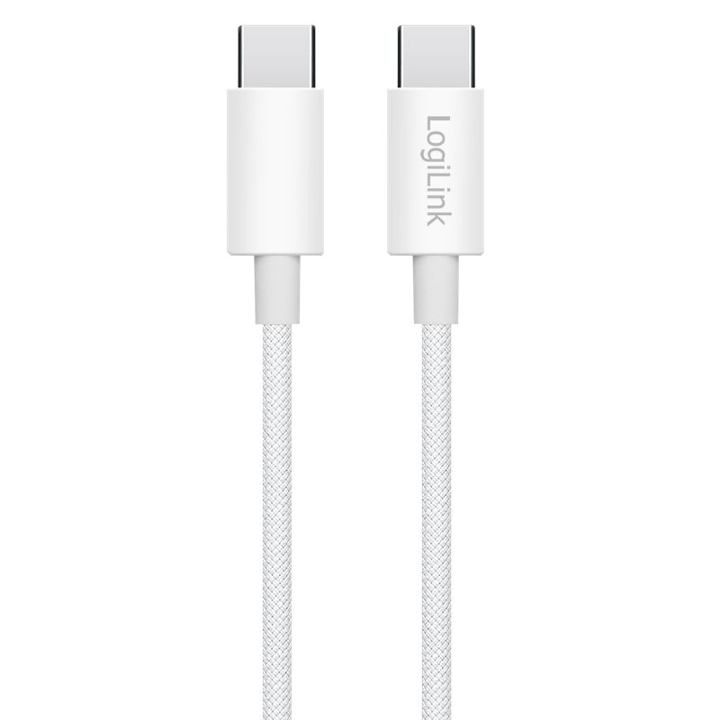 Logilink USB 2.0 Type-C male/male Cable 1m White