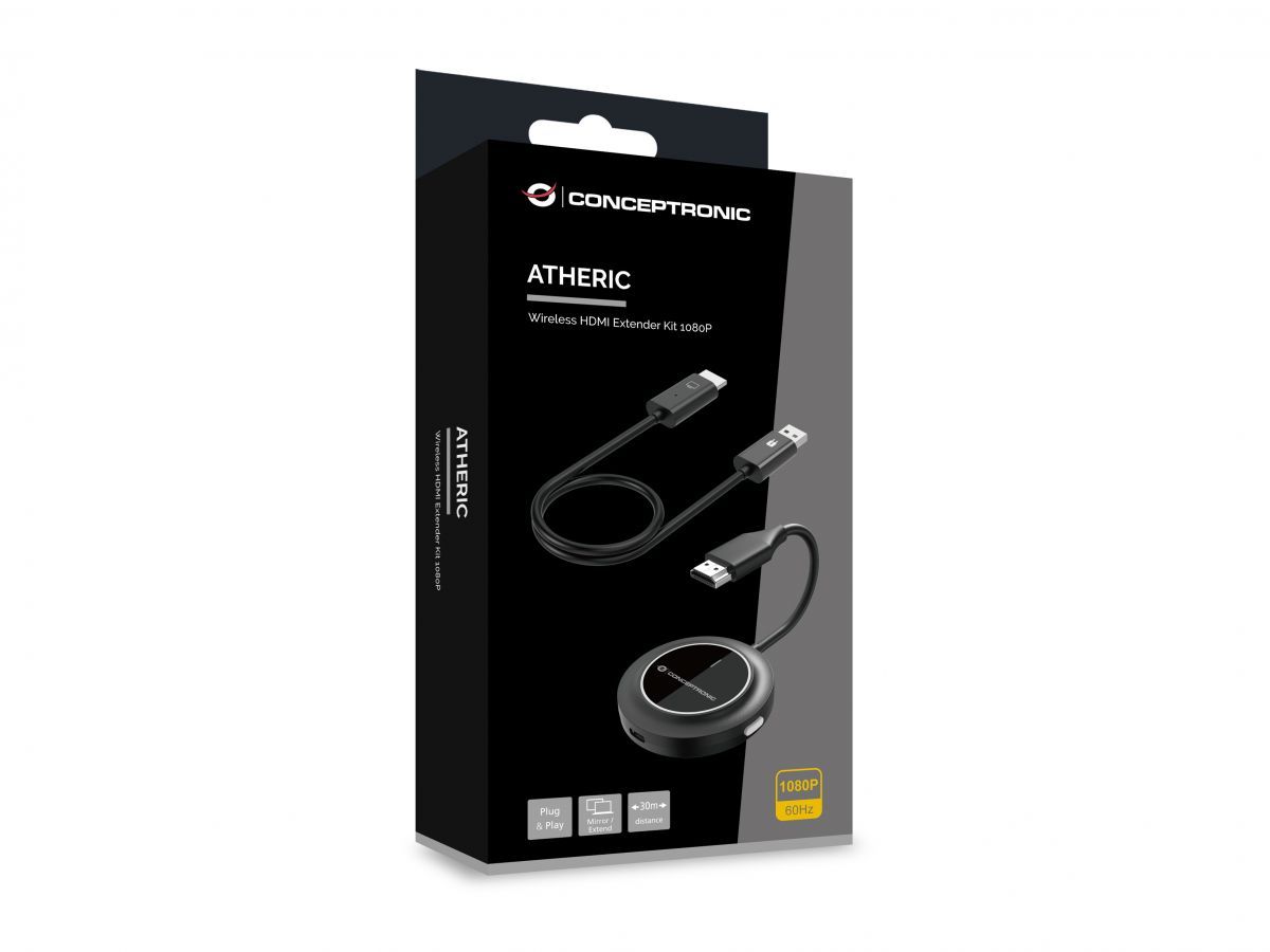 Conceptronic  ATHERIC02B Wireless HDMI Extender Kit 1080P