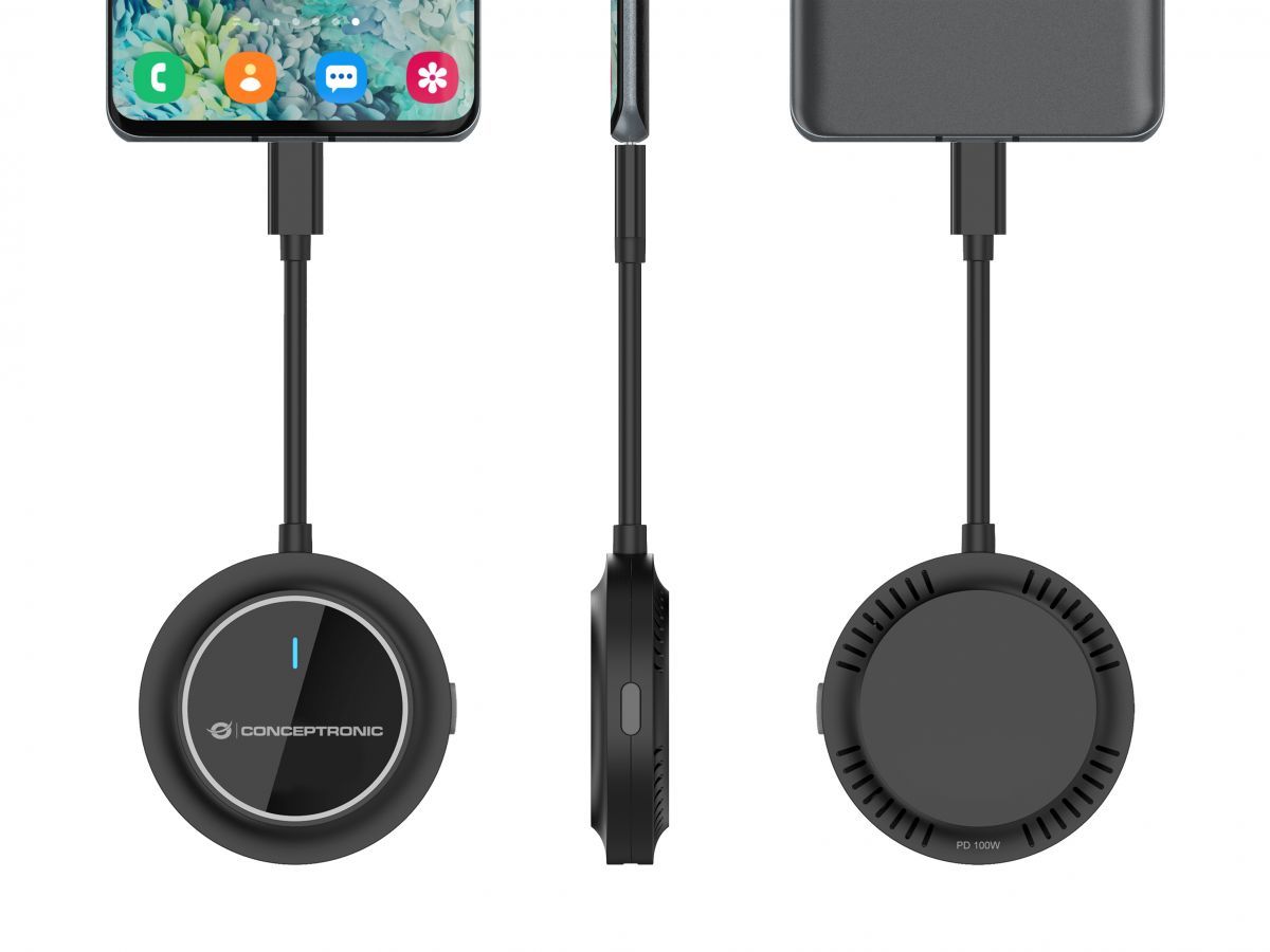 Conceptronic  ATHERIC01B  Wireless USB-C to HDMI Display Kit 1080P