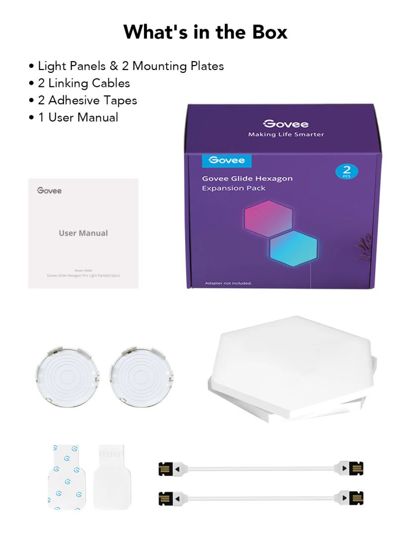 Govee Glide Hexa Light Panels 2-Pack