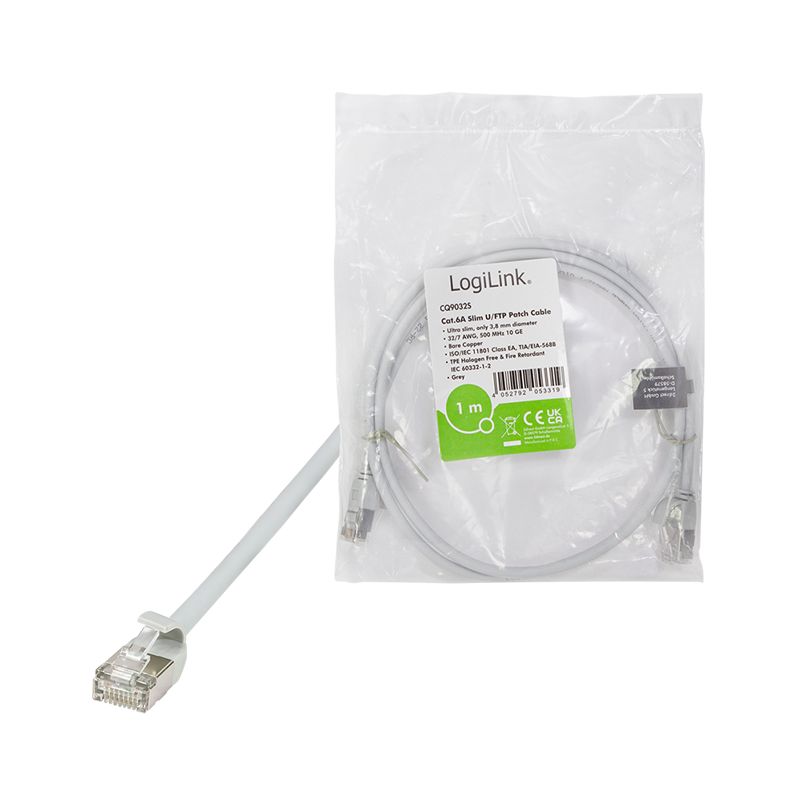 Logilink CAT6A U-FTP Patch Cable 5m Grey