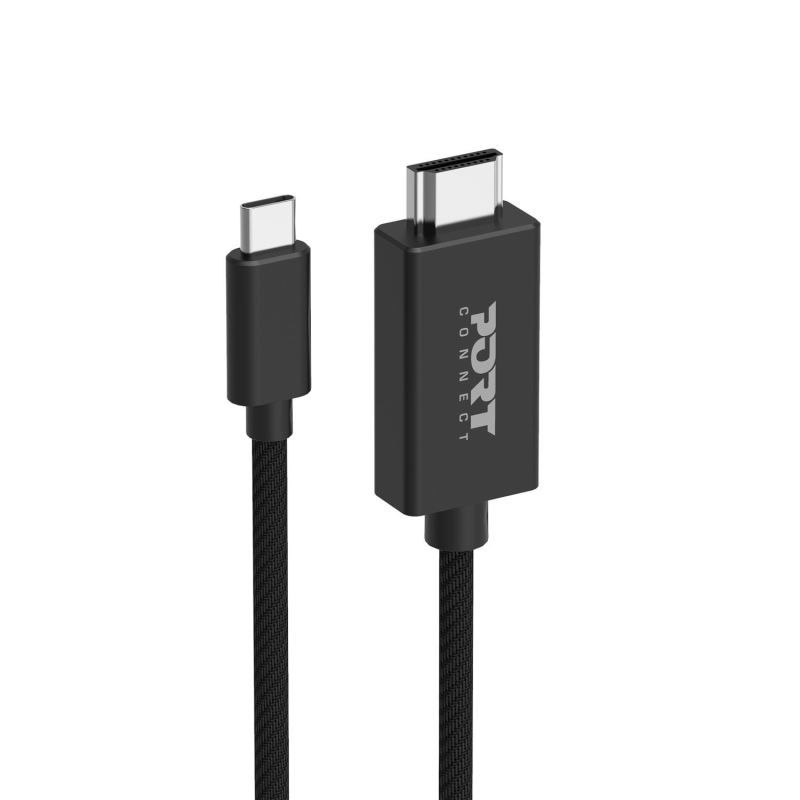 Port Designs 4-in-1 Starter Pack 65W GaN Charger + cables + converter Black