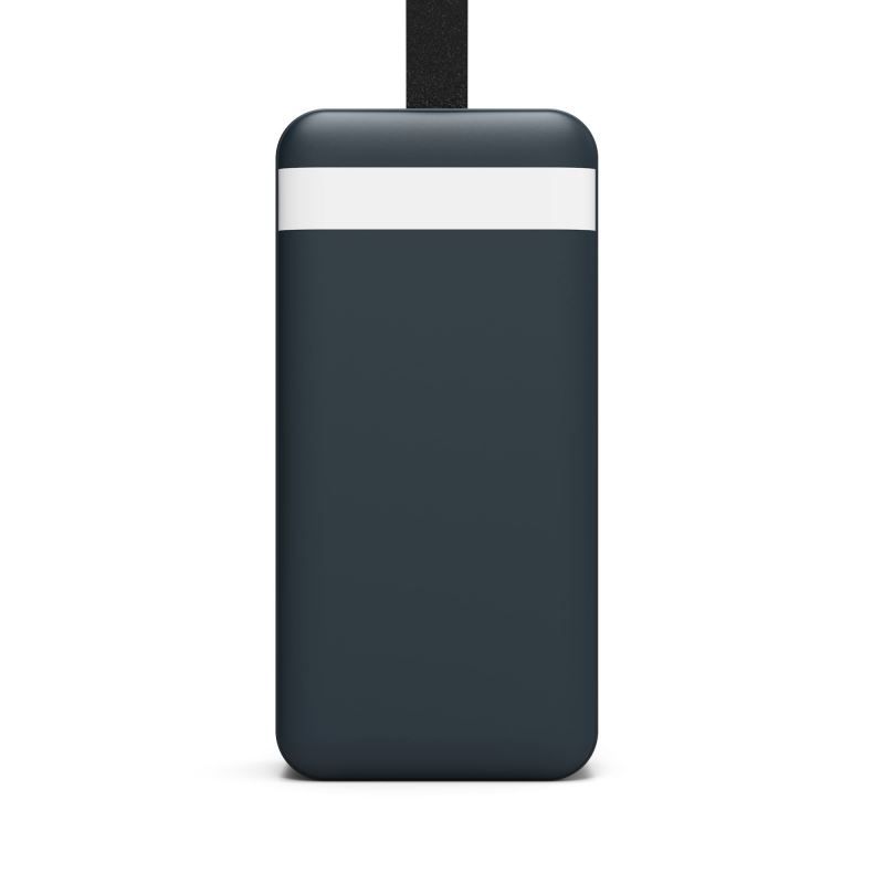 Port Designs 30000mAh Powerbank LCD Display USB-A QC / USB-C / Micro USB Black