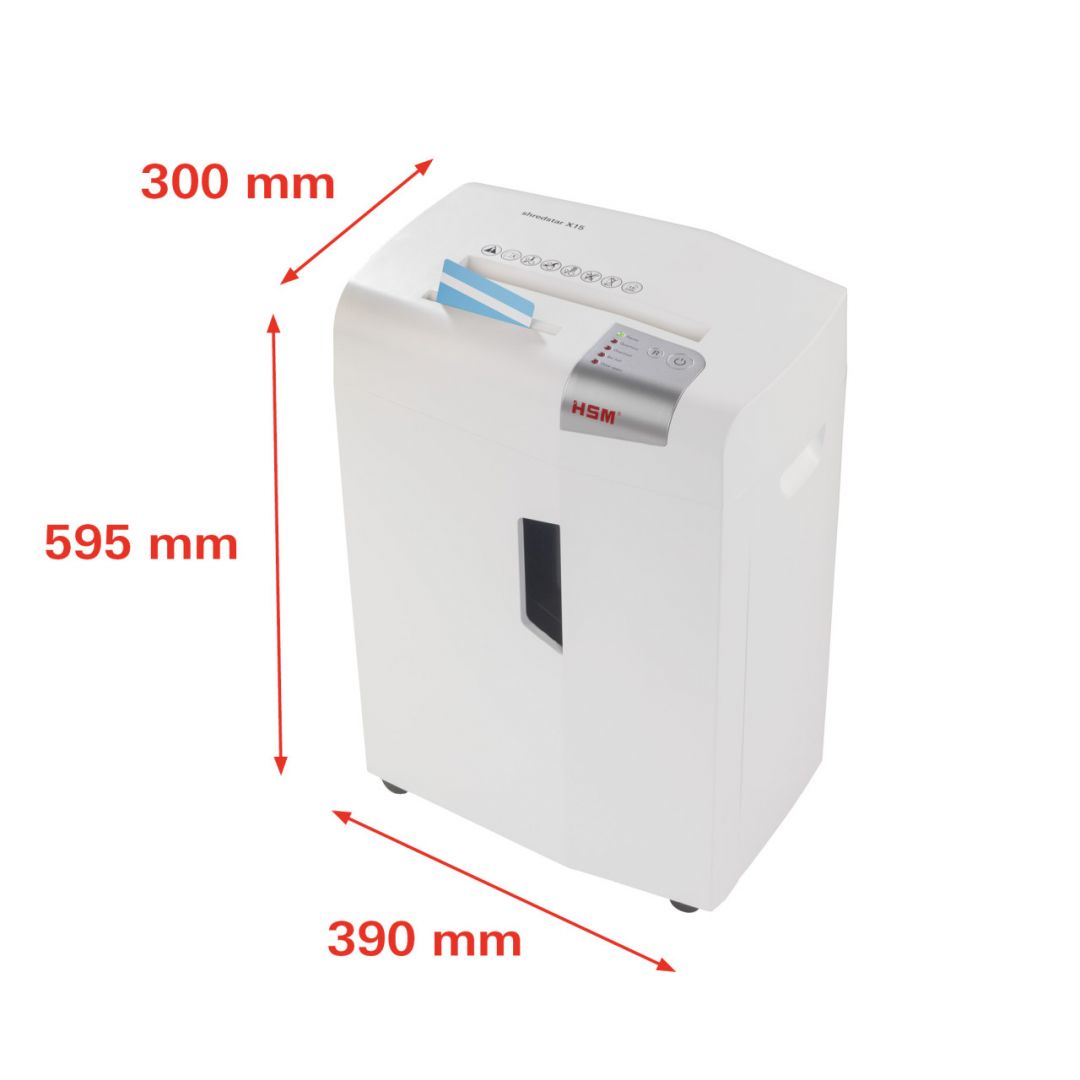 HSM Securio X15 Iratmegsemmisítő White