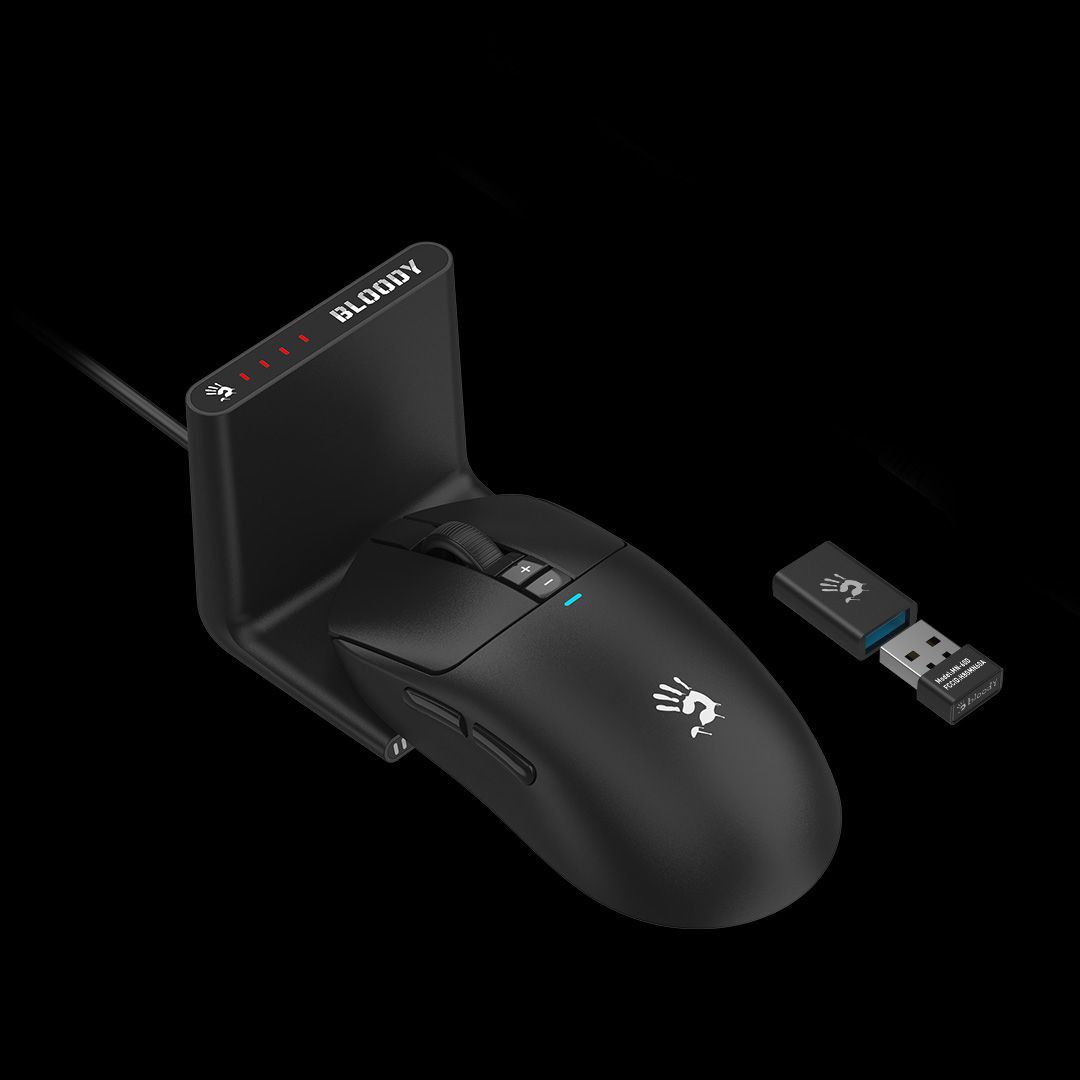 A4-Tech Bloody R72 Pro Duo Wireless Gaming Mouse Black