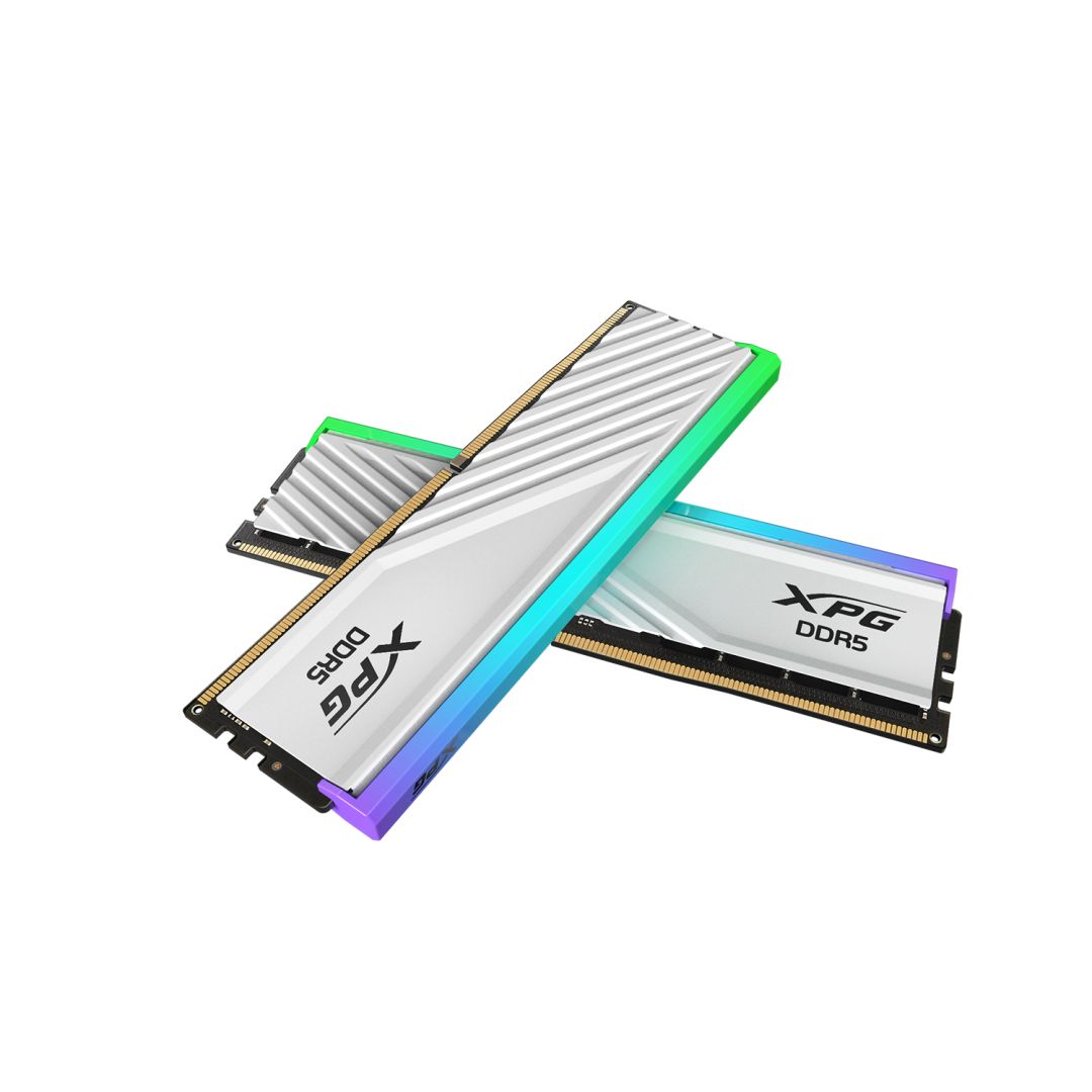 A-Data 32GB DDR5 6400MHz Kit (2x16GB) Lancer Blade RGB White