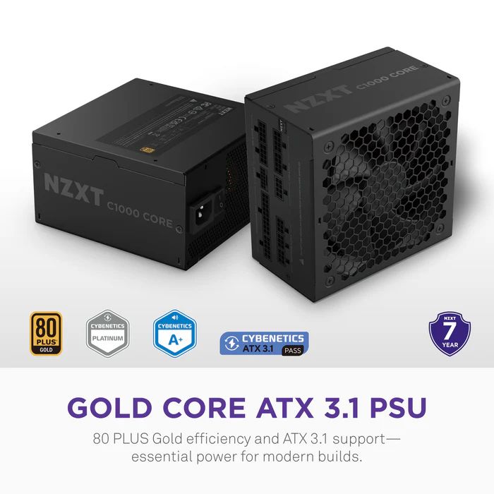 NZXT 1000W 80+ Gold C1000 Core Black