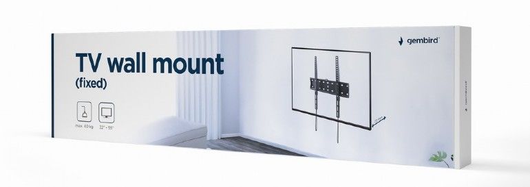 Gembird WM-55F-02 Fixed TV Wall Mount 32”-55