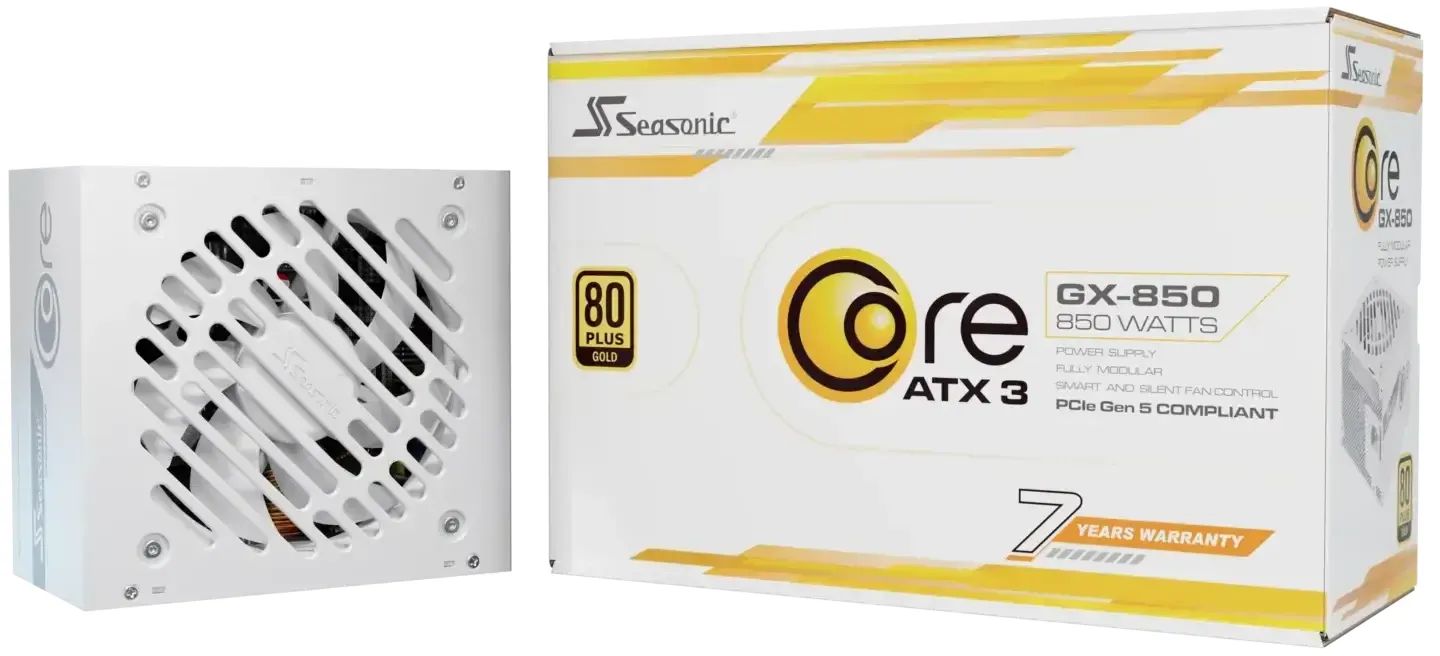 Seasonic 850W 80+ Gold Core GX 850 White