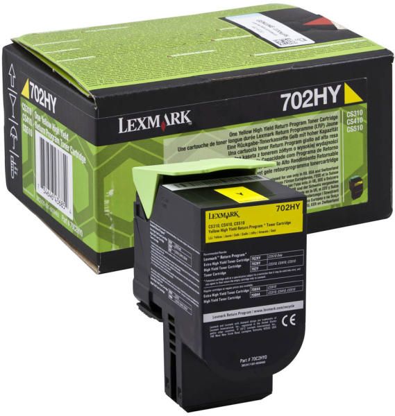 Lexmark 70C2HY0/702HY XL Yellow toner