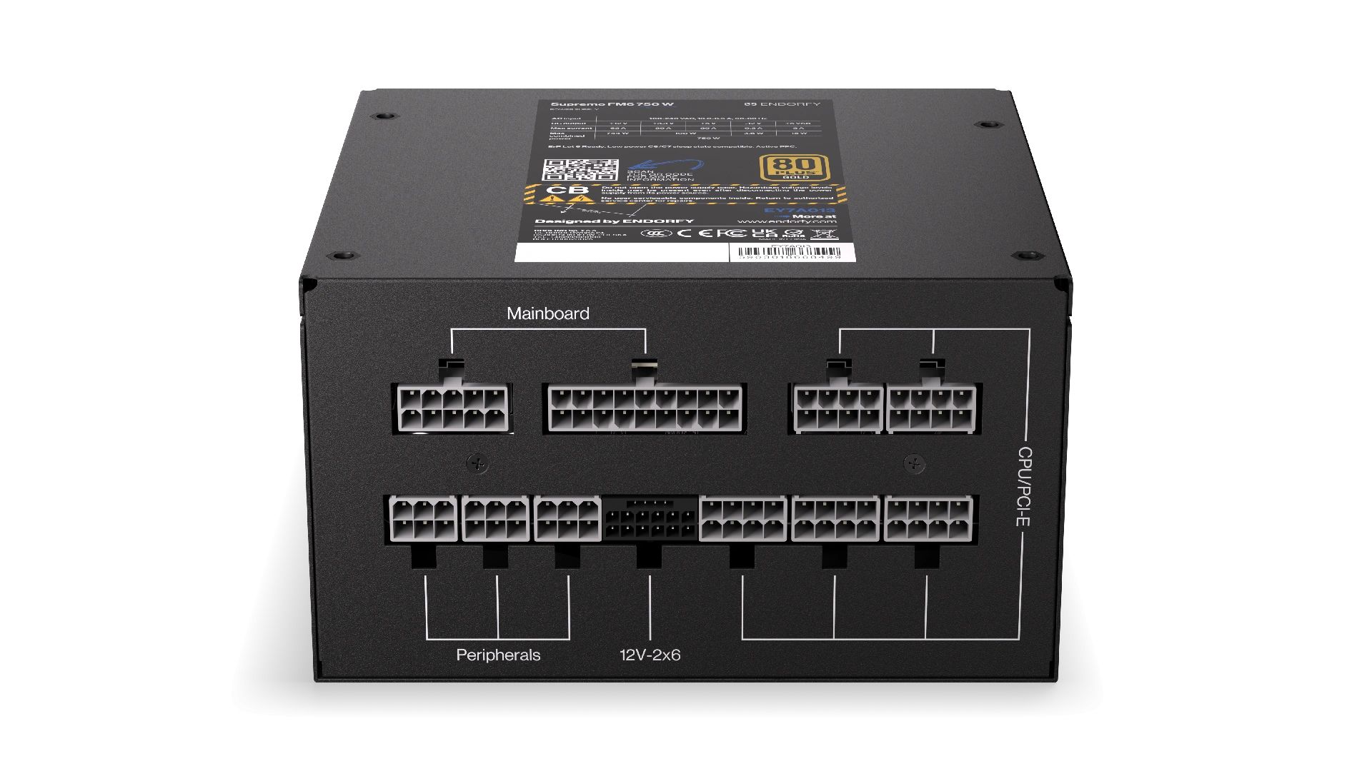 Endorfy 750W 80+ Gold Supremo FM6