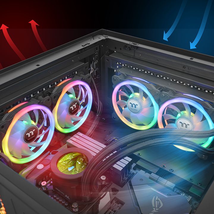 Thermaltake SWAFAN 14 RGB Radiator Fan (3-Fan Pack)