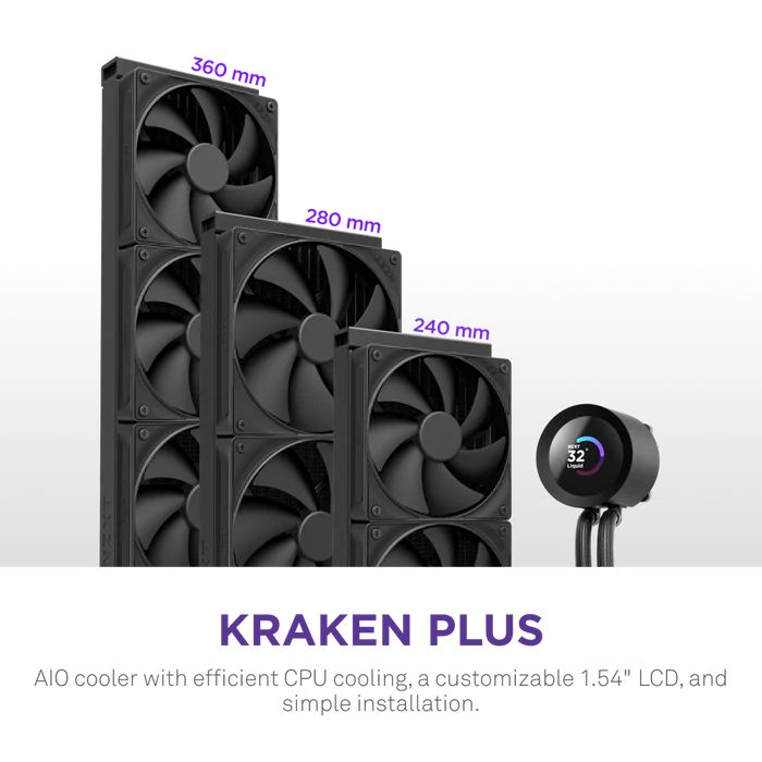 NZXT Kraken Plus 360 Black