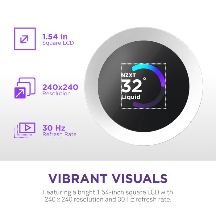 NZXT Kraken Plus 240 RGB White