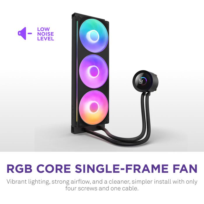 NZXT Kraken Plus 360 RGB Black