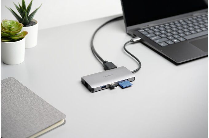 Kensington UH1400P USB-C 8-in-1 Driverless Mobile Hub