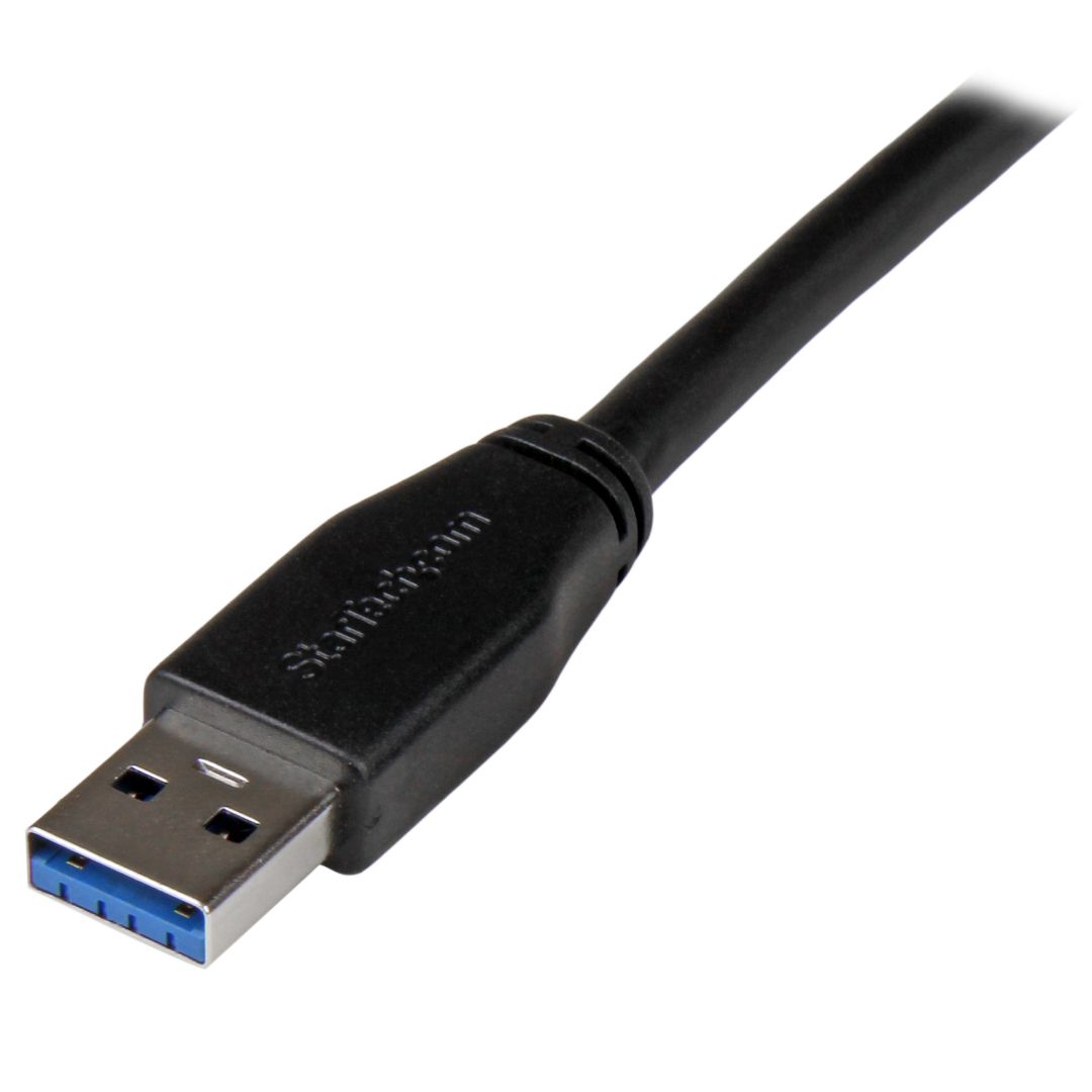 Startech Active USB 3.0 (5Gbps) USB-A to USB-B Cable 5m Black